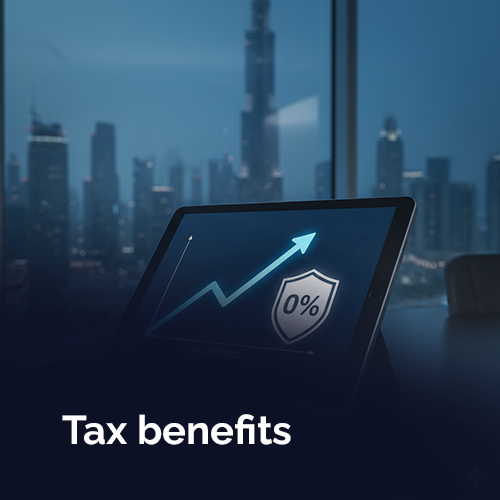 An icon indicating zero personal and corporate tax benefits